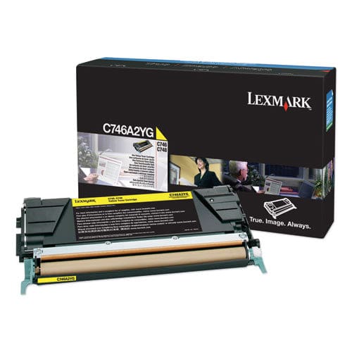 Lexmark C746a2yg Toner 7,000 Page-yield Yellow - Technology - Lexmark™