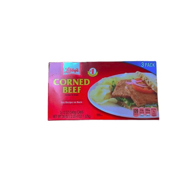 Libbys Corned Beef 12 oz. (3-Pack) - ShelHealth.Com