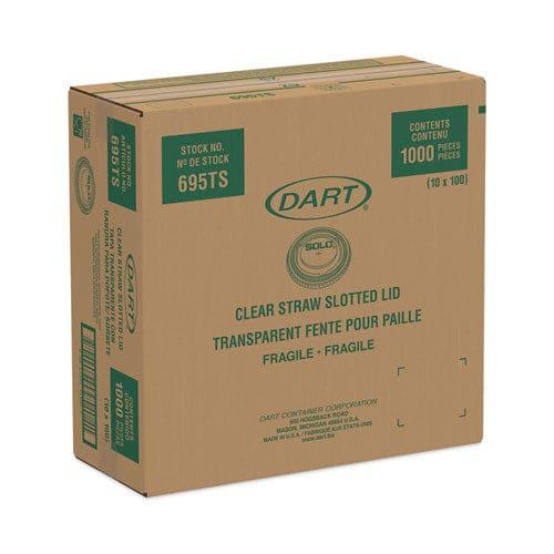 Lid,cup,strwslt,plas,clr - Food Service - Dart®