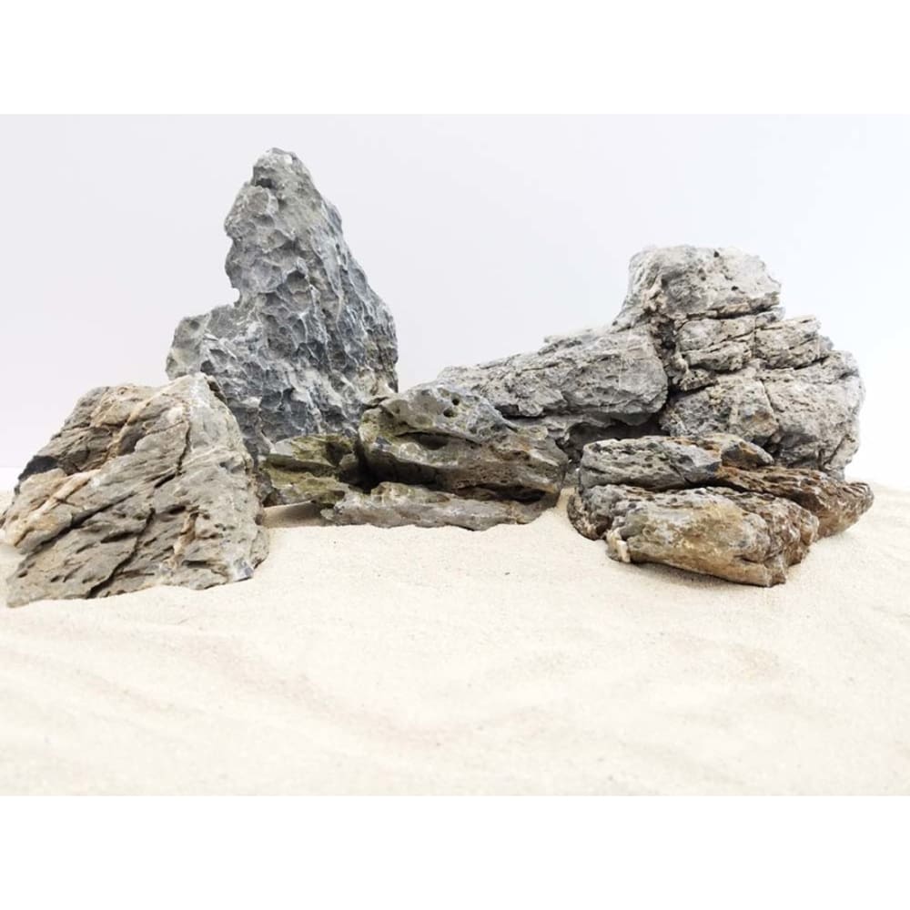 Lifegard Aquatics Smokey Mountain Stone Grey 44 lb Small - Pet Supplies - Lifegard Aquatics