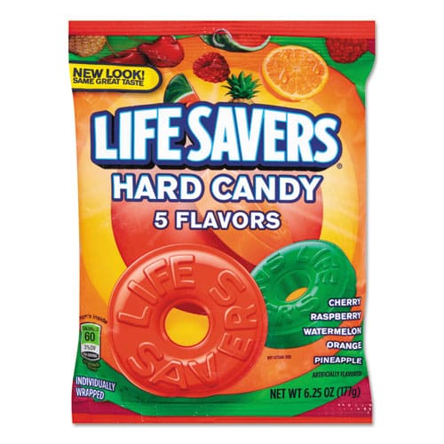 LifeSavers Hard Candy Original Five Flavors 6.25 Oz Bag - Food Service - LifeSavers®