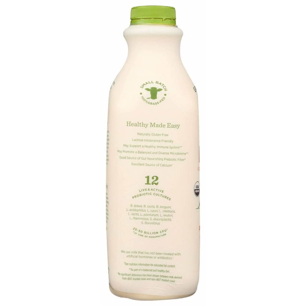 LIFEWAY Grocery > Refrigerated LIFEWAY: Organic Mango Whole Milk Grassfed Kefir, 32 oz