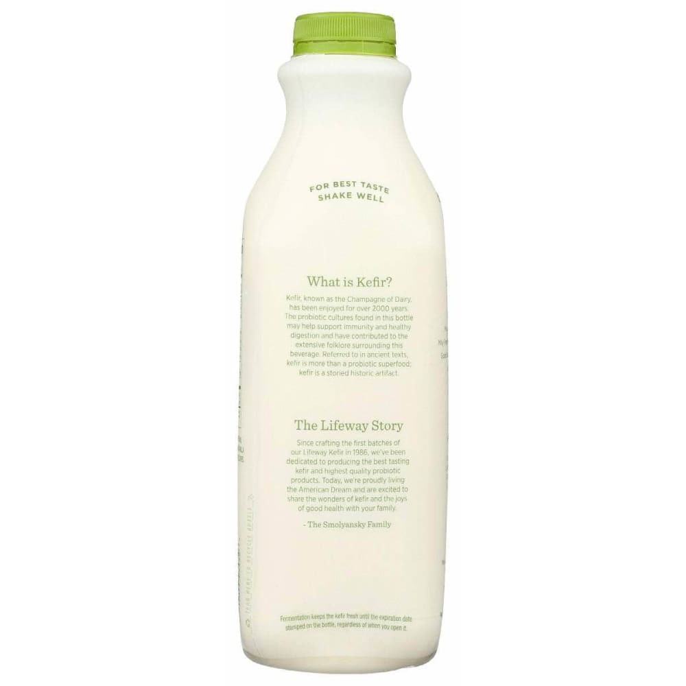 LIFEWAY Grocery > Refrigerated LIFEWAY: Organic Vanilla Whole Milk Grassfed Kefir, 32 oz