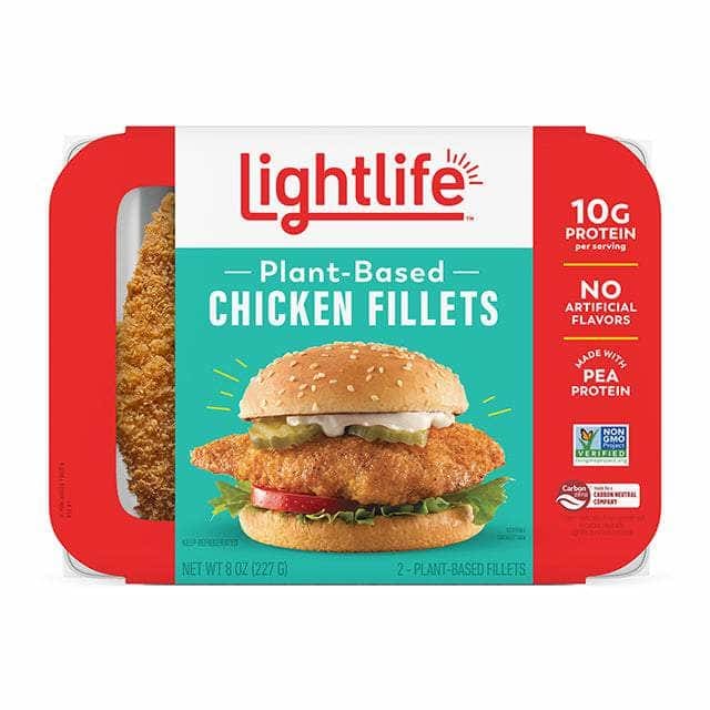 LIGHTLIFE Grocery > Frozen LIGHTLIFE Plant Based Chicken Fillets, 8 oz
