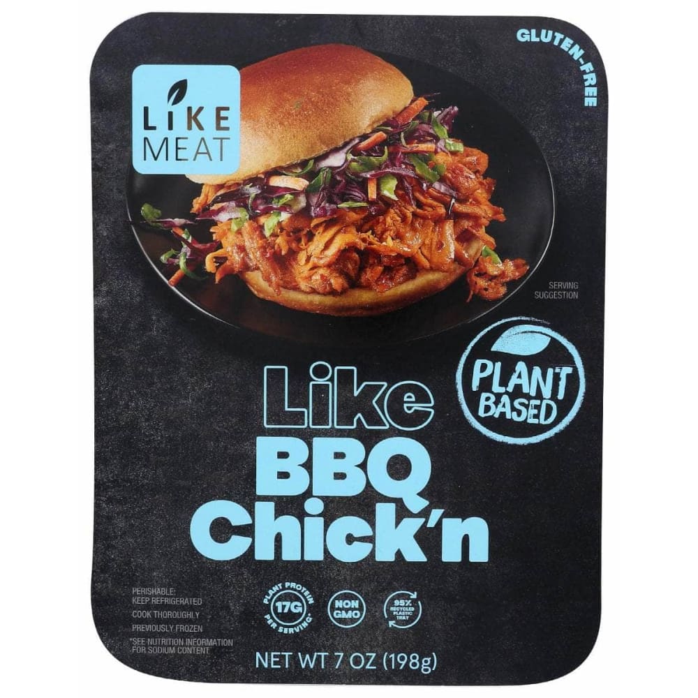 Likemeat Grocery > Frozen LIKEMEAT: Chick'n Bbq, 7 oz