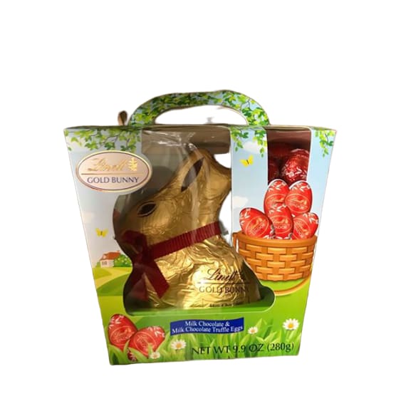 Lindt Gold Bunny, Milk Chocolate & Milk Chocolate Truffle Eggs, 9.9 Ounce - ShelHealth.Com