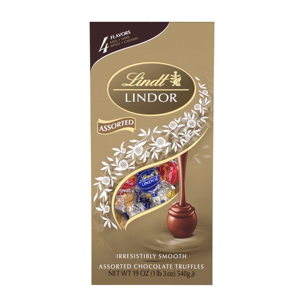 Lindt Lindor Assorted Gold Bag 19 oz. - Lindt