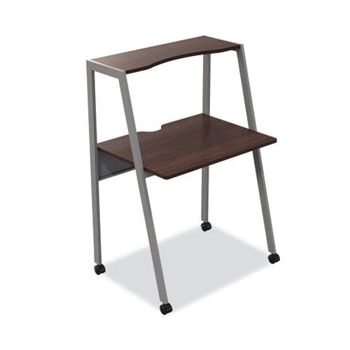 Linea Italia Kompass Flexible Home/office Desk 33 X 23.4 X 48 Mocha - Furniture - Linea Italia®