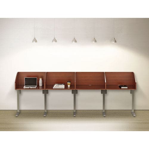 Linea Italia Study Carrell Add On 1-leg 31.25 X 23.25 X 45.25 Cherry - Furniture - Linea Italia®