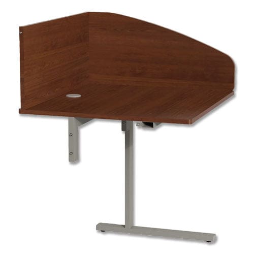 Linea Italia Study Carrell Add On 1-leg 31.25 X 23.25 X 45.25 Cherry - Furniture - Linea Italia®