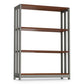 Linea Italia Trento Line Bookcase Three-shelf 31.5w X 11.5d X 43.25h Cherry - Furniture - Linea Italia®