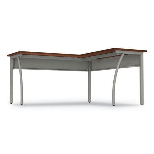 Linea Italia Trento Line L-shaped Desk 59.13 X 59.13 X 29.5 Cherry - Furniture - Linea Italia®