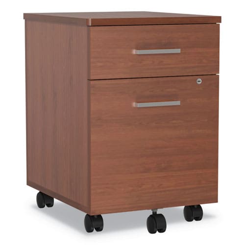 Linea Italia Trento Line Mobile Pedestal File Left Or Right 2-drawers: Box/file Legal/letter Cherry 16.5 X 19.75 X 23.63 - Furniture - Linea