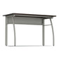 Linea Italia Trento Line Rectangular Desk 47.25 X 23.63 X 29.5 Mocha/gray - Furniture - Linea Italia®