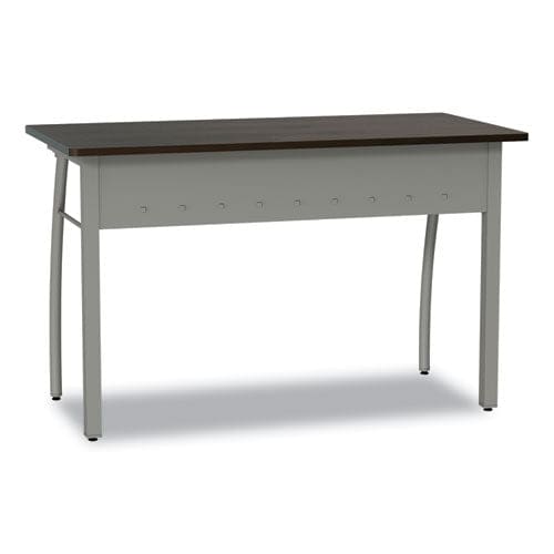 Linea Italia Trento Line Rectangular Desk 47.25 X 23.63 X 29.5 Mocha/gray - Furniture - Linea Italia®