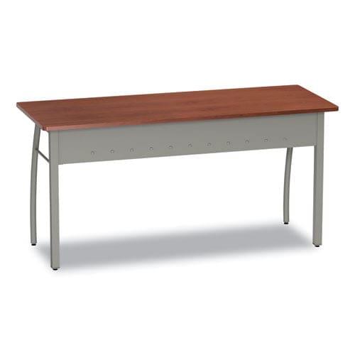 Linea Italia Trento Line Rectangular Desk 59.13 X 23.63 X 29.5 Cherry - Furniture - Linea Italia®