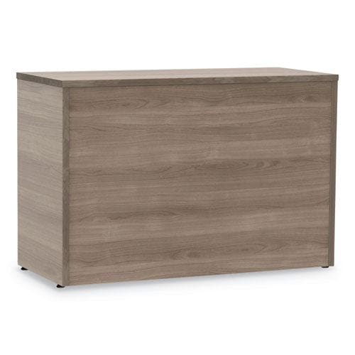 Linea Italia Urban 36 Credenza Bottom Pedestal 35.25w X 15.25d X 23.75h Natural Walnut - Furniture - Linea Italia®