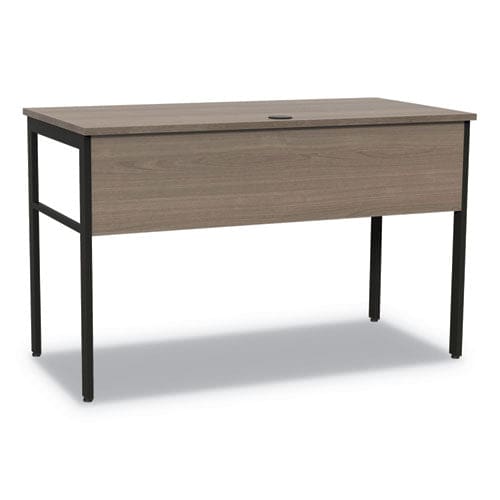 Linea Italia Urban Series Desk Workstation 47.25 X 23.75 X 29.5 Natural Walnut - Furniture - Linea Italia®