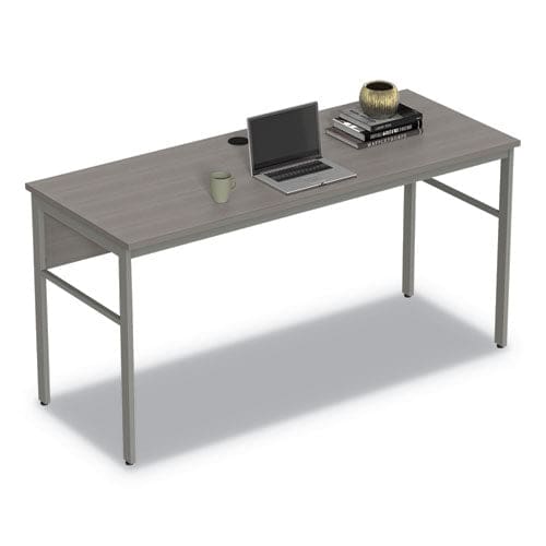 Linea Italia Urban Series Desk Workstation 59 X 23.75 X 29.5 Ash - Furniture - Linea Italia®