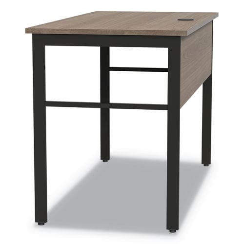 Linea Italia Urban Series Desk Workstation 59 X 23.75 X 29.5 Natural Walnut - Furniture - Linea Italia®