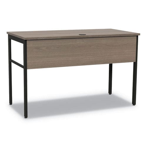 Linea Italia Urban Series Desk Workstation 59 X 23.75 X 29.5 Natural Walnut - Furniture - Linea Italia®