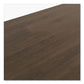 Linea Italia Urban Series L- Shaped Desk 59 X 59 X 29.5 Natural Walnut - Furniture - Linea Italia®