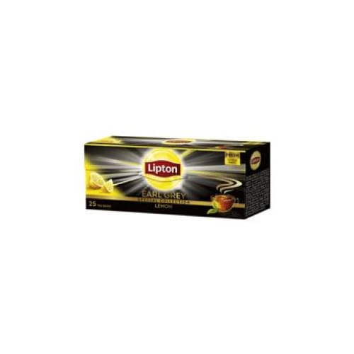 Lipton Earl Grey Lemon Tea Bags 25 pcs. - Lipton