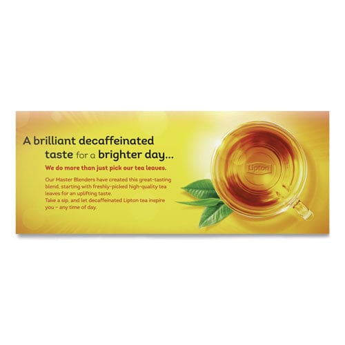 Lipton Tea Bags Decaffeinated 72/box - Food Service - Lipton®