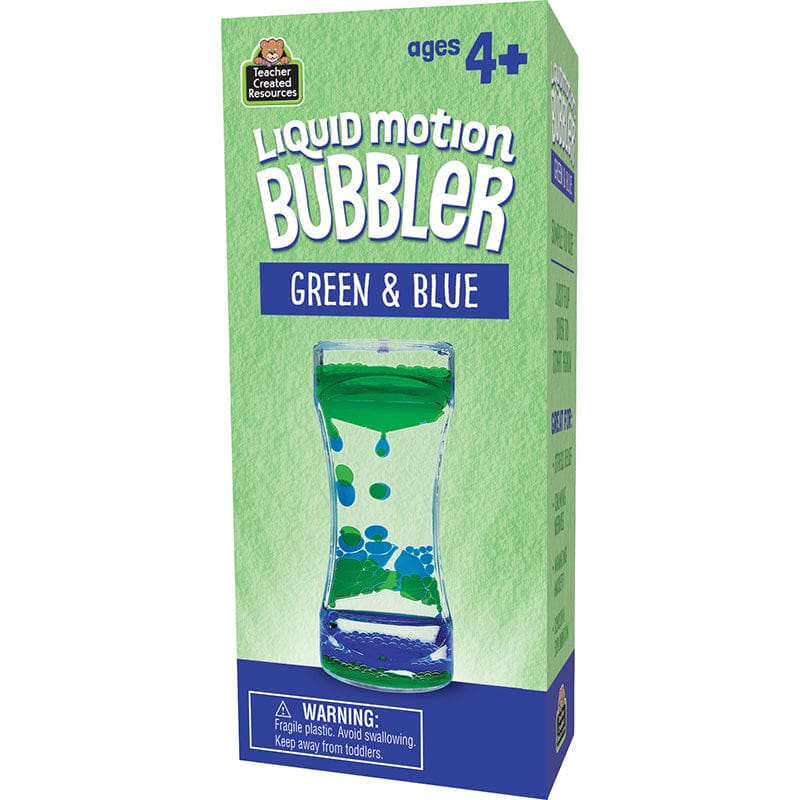 Liquid Motion Bubbler Green & Blue (Pack of 10) - Novelty - Teacher Created Resources