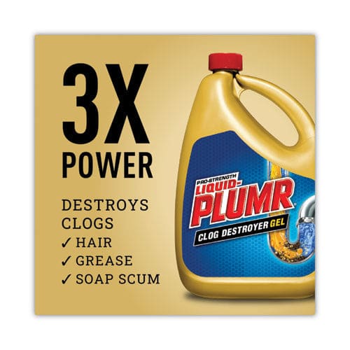 Liquid Plumr Clog Destroyer + Pipeguard Gel 80 Oz 6/carton - Janitorial & Sanitation - Liquid Plumr®