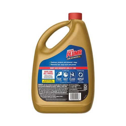 Liquid Plumr Clog Destroyer + Pipeguard Gel 80 Oz 6/carton - Janitorial & Sanitation - Liquid Plumr®