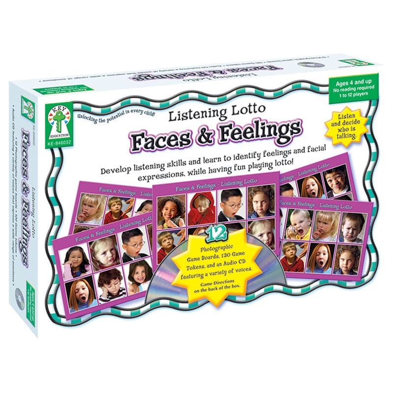 Listening Lotto Faces & Feelings (Pack of 2) - Language Arts - Carson Dellosa Education