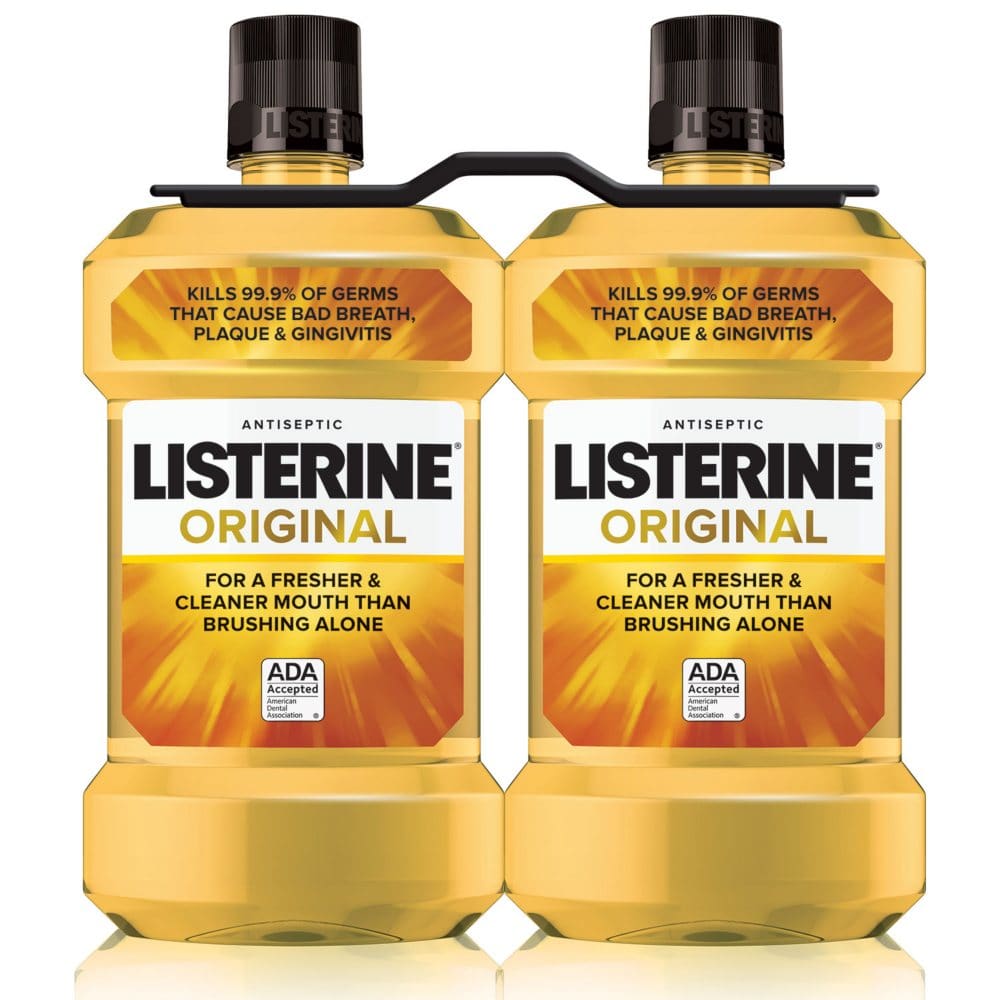 Listerine Antiseptic Mouthwash Original (1.5L 2 pk.) - Oral Care - Listerine Antiseptic