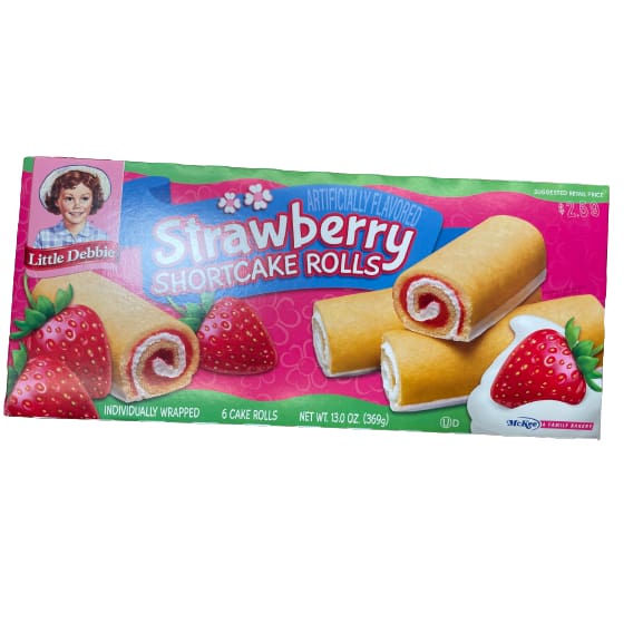 Little Debbie Little Debbie Strawberry Shortcake Rolls, 6 ct, 13.0 oz