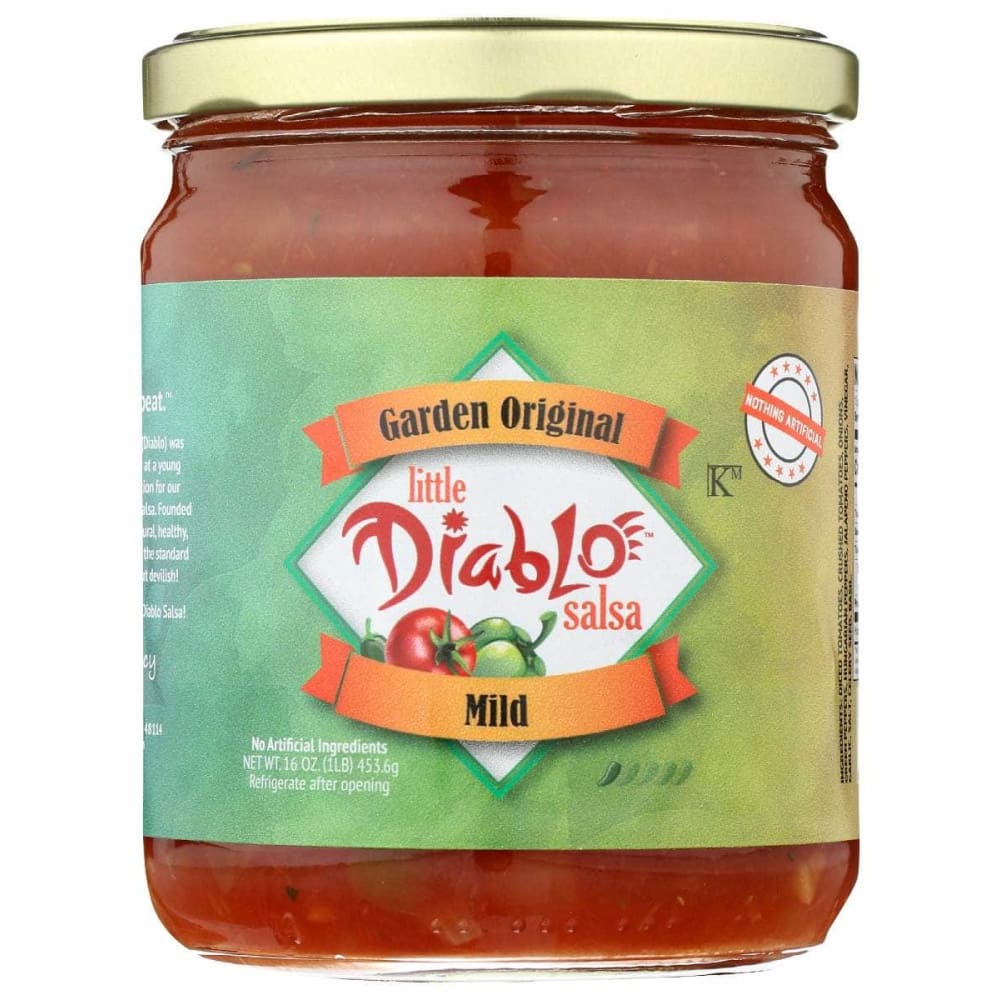 LITTLE DIABLO Grocery > Salsas LITTLE DIABLO: Garden Original Salsa Mild , 16 oz