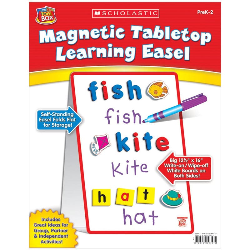 Little Red Tool Box Magnetic Tabletop Learning Easel (Pack of 2) - Easels - Scholastic Teaching Resources
