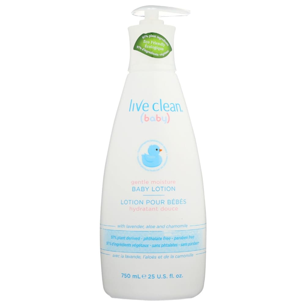 LIVE CLEAN: Gentle Moisture Baby Lotion 25 oz - Baby > Baby Care - Live Clean