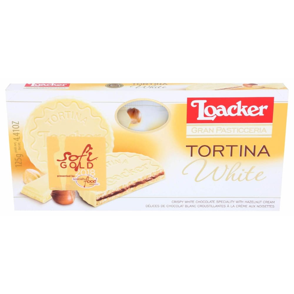 LOACKER LOACKER Tortina White, 4.41 oz