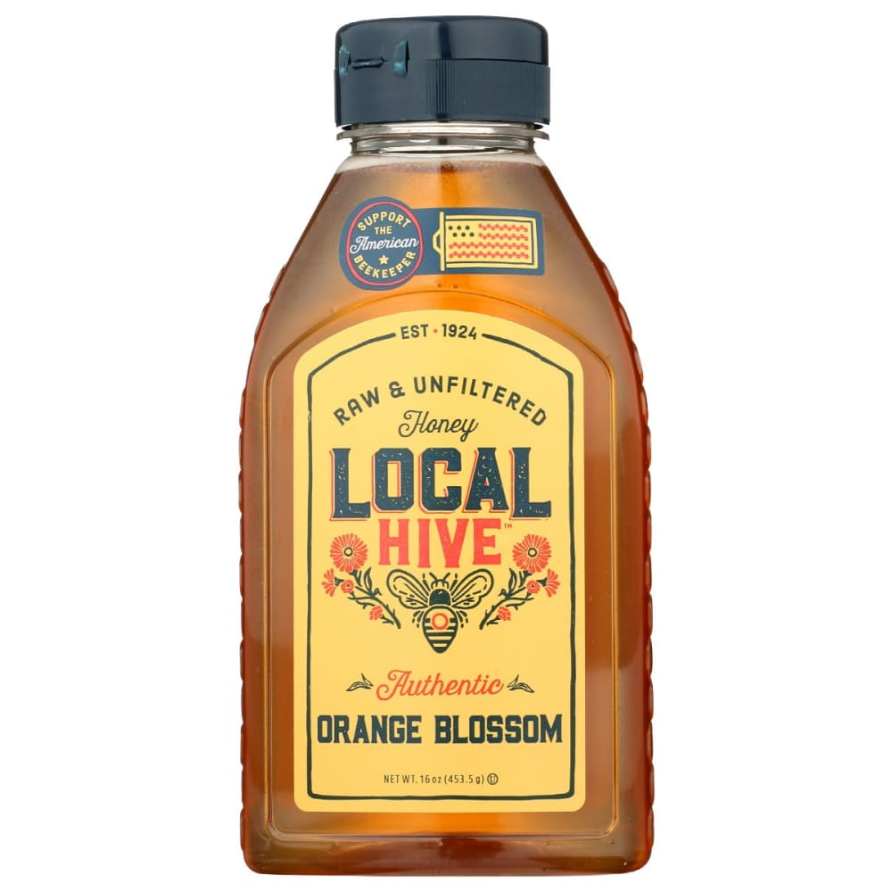 LOCAL HIVE: Orange Blossom Honey Blend 16 oz - Grocery > Cooking & Baking > Sugars & Sweeteners - LOCAL HIVE