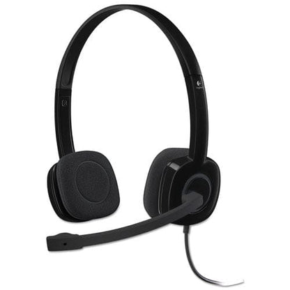 Logitech H151 Binaural Over The Head Headset Black - Technology - Logitech®