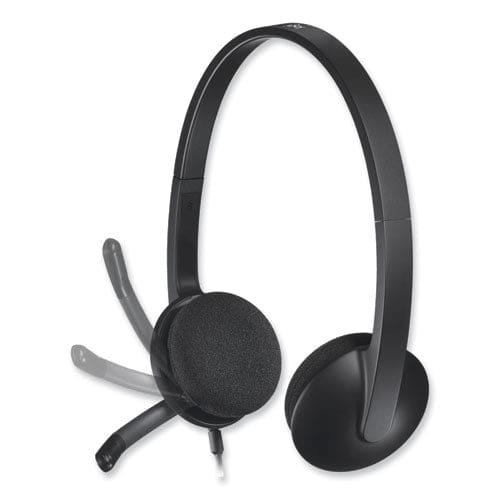 Logitech H340 Binaural Over The Head Corded Headset Black - Technology - Logitech®