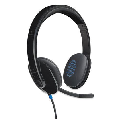 Logitech H540 Binaural Over The Head Corded Headset Black - Technology - Logitech®