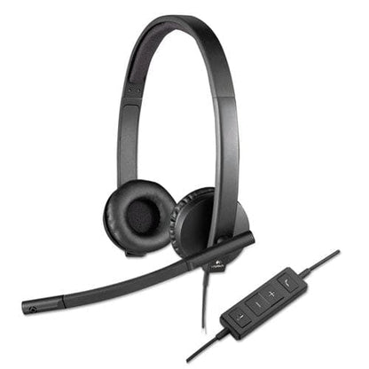 Logitech H570e Binaural Over The Head Wired Headset Black - Technology - Logitech®