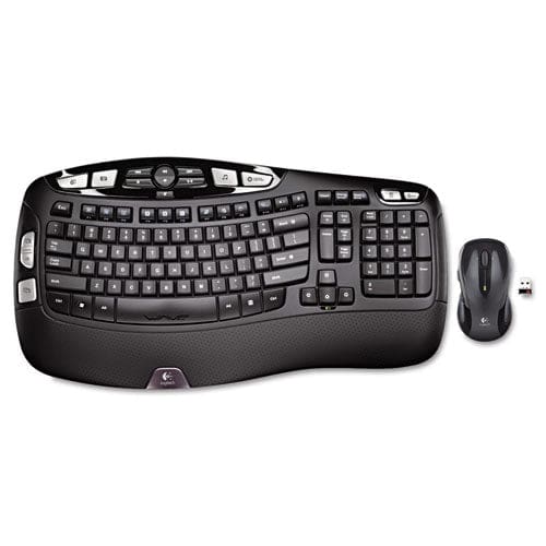 Logitech Mk550 Wireless Wave Keyboard + Mouse Combo 2.4 Ghz Frequency/30 Ft Wireless Range Black - Technology - Logitech®