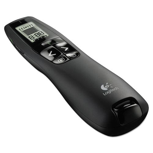 Logitech R800 Wireless Laser Presentation Remote W/lcd Display Class 2 100 Ft Range Matte Black - Technology - Logitech®