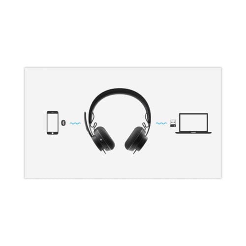 Logitech Zone Wireless Plus Uc Binaural Over The Head Headset Black - Technology - Logitech®