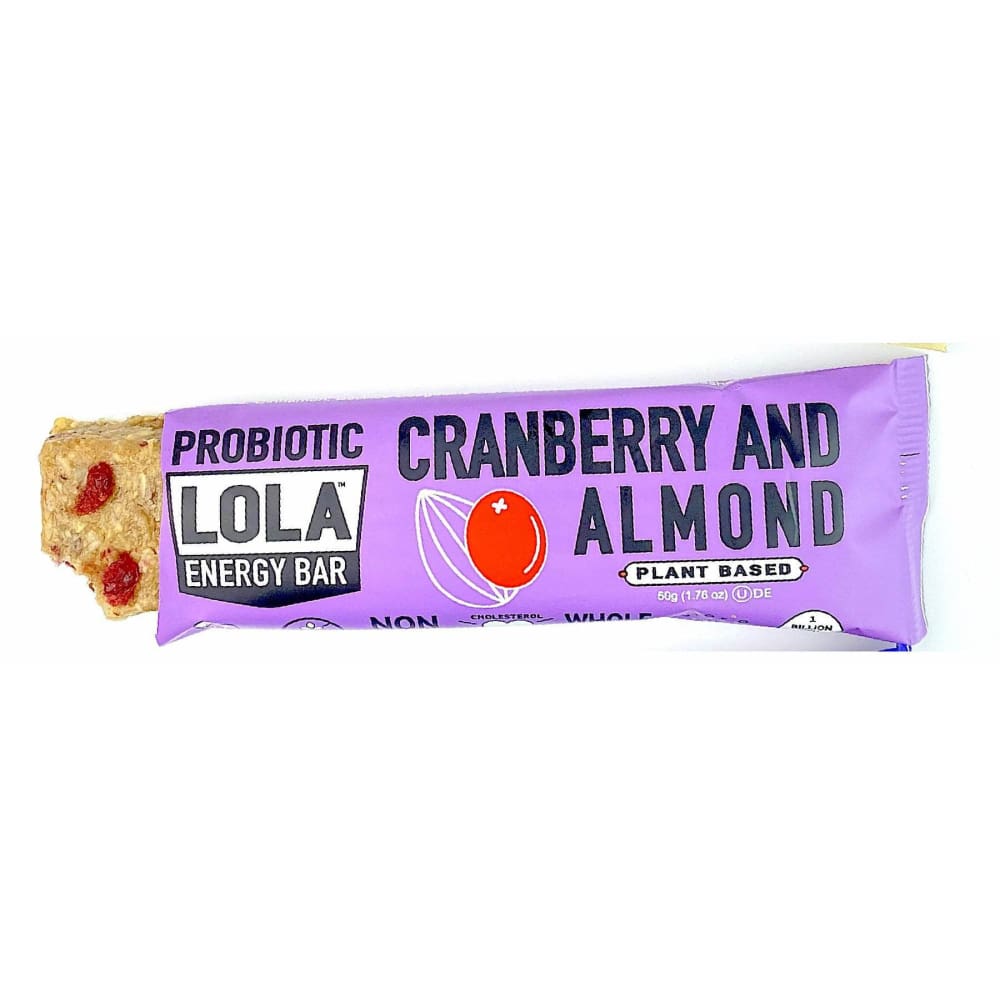 LOLA SNACKS Lola Snacks Bar Prbtc Cranberry Almnd, 1.76 Oz