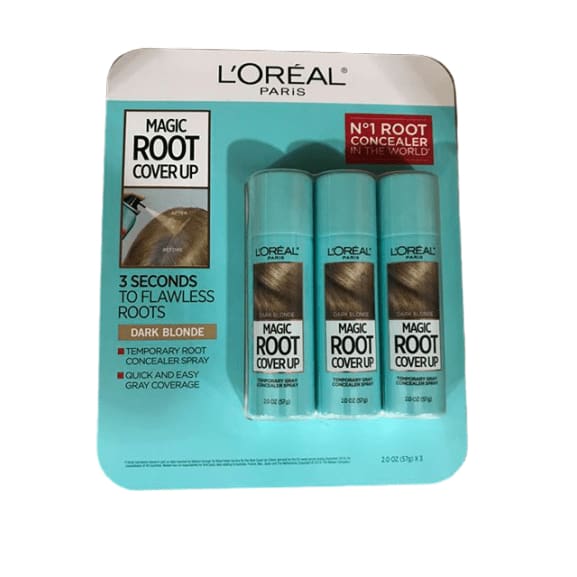 L'Oreal Paris Magic Root Cover Up Gray Concealer Spray, Choose Color, 3 x 2 Oz - ShelHealth.Com