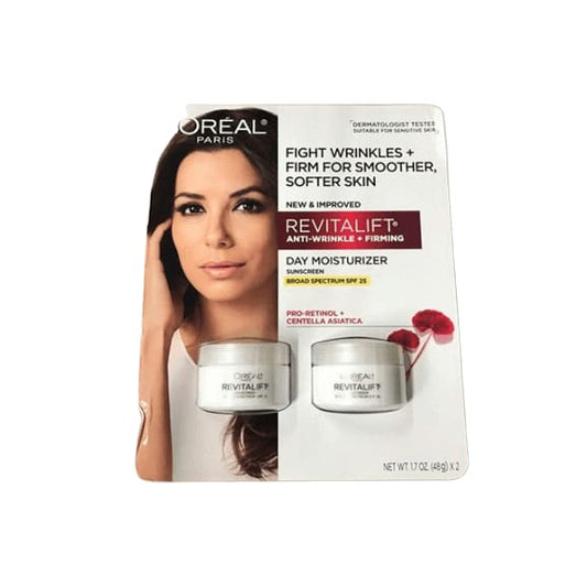 L'Oreal REVITALIFT Anti-Wrinkle and Firming Day Moisturizer, 2 pk./1.7 oz. - ShelHealth.Com