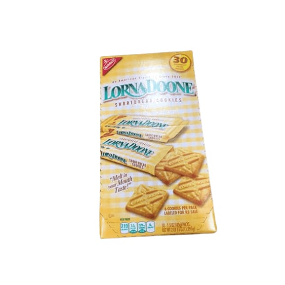 Lorna Doone Shortbread Cookies, 30/1.50z Packs - ShelHealth.Com